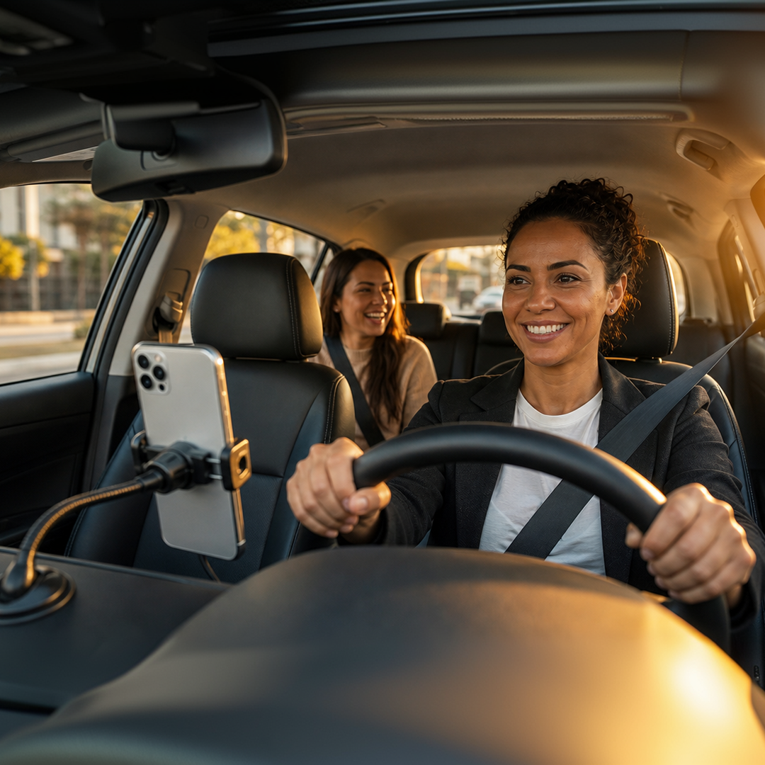 Motorista e passageira Navi Mulher